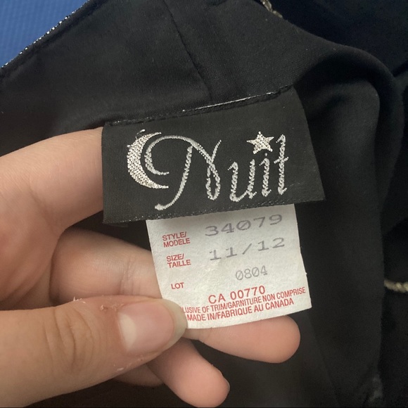 VTG 90s Sparkly Corset Style Disco Top β¨β¨ - Picture 7 of 7